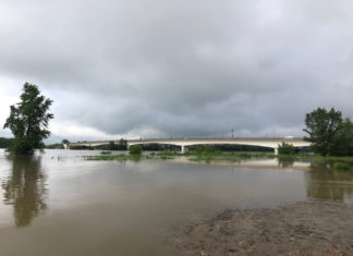 Wysoka woda na Wiśle i liczne lokalne podtopienia