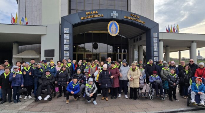 Jubileuszowa pielgrzymka wspólnoty Caritas do Łagiewnik
